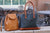 leather backpack and black leather diaper bag handmade in Italy baby bag diaper bag 