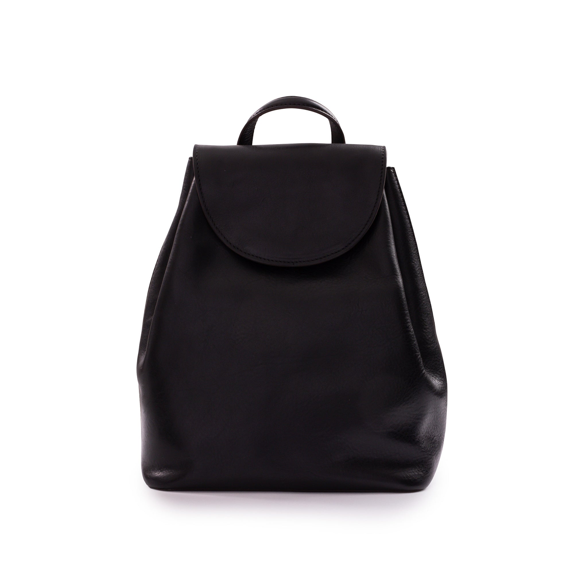 bella faux leather backpack Belle Leather Backpack in Black